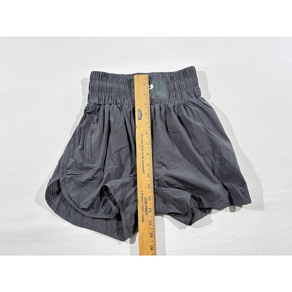 BOXRAW Shorts Womens Gray High Waist Boxing Running 3" Inseam SMRT-Tech Sz S - Picture 5 of 10